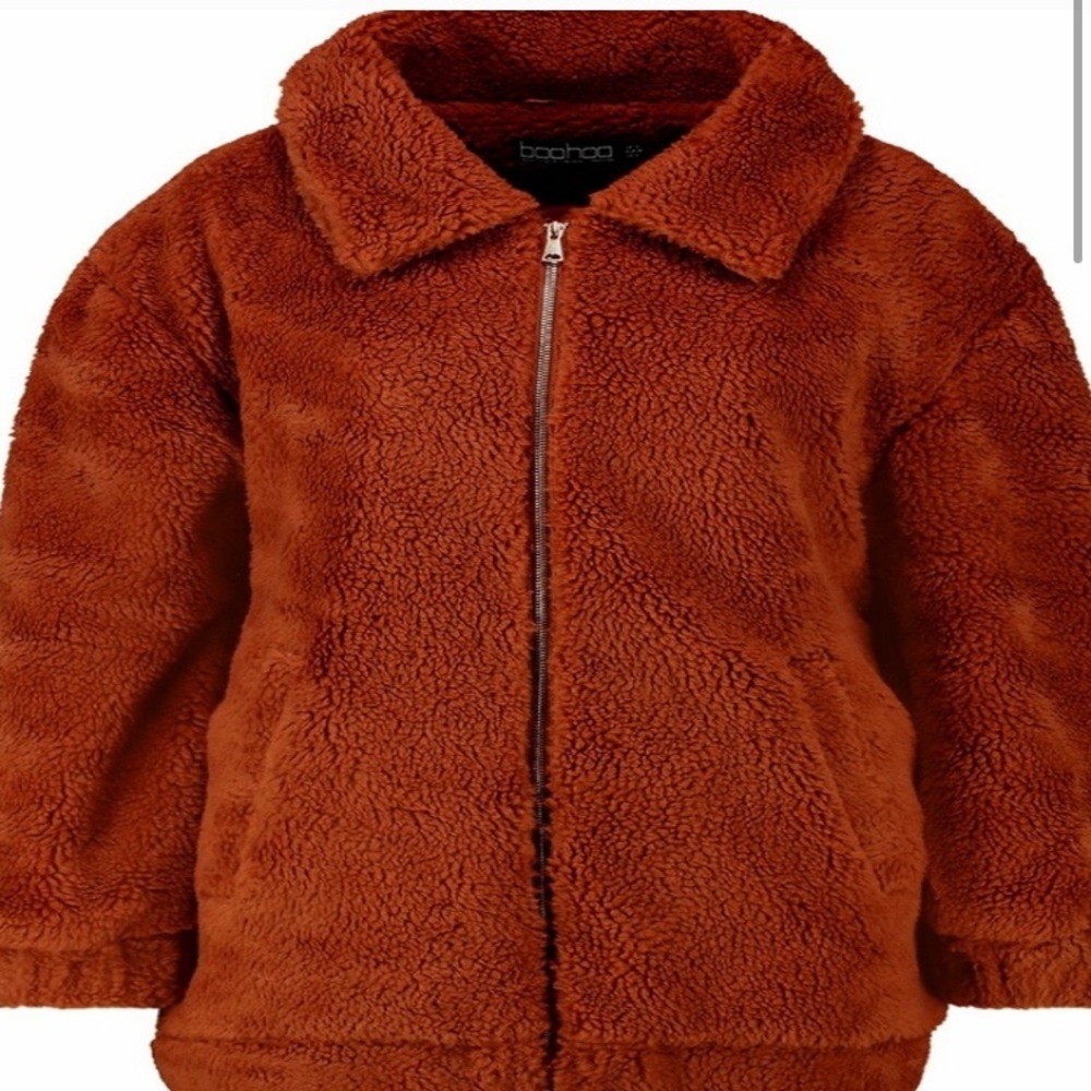 Light Brown Boohoo Over Sized Jacket